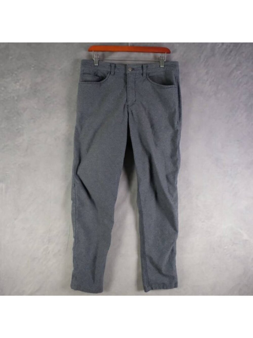 Lululemon Pants Mens 31 Classic Tech Canvas Heathered Navy Warpstreme